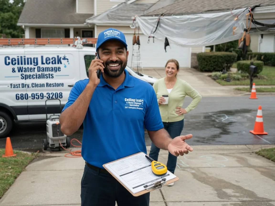 Ceiling Leak Cleanup Fairland, MD FAQs